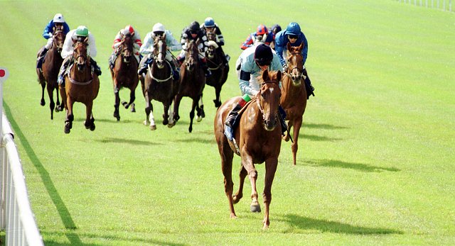 Petrushka winning the Kildangan Stud Irish Oaks Group 1